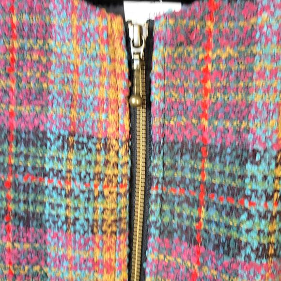 Christopher & Banks Dress Jacket Women's M Multi Tweed Boucle Plaid NEW - Picture 4 of 10